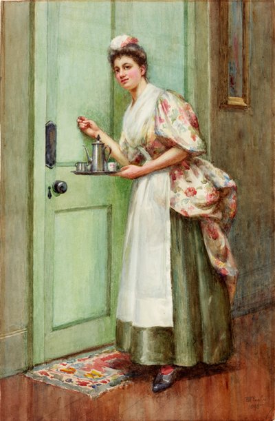 Figurenstudie, 1895 door Buddig Anwylini Pughe